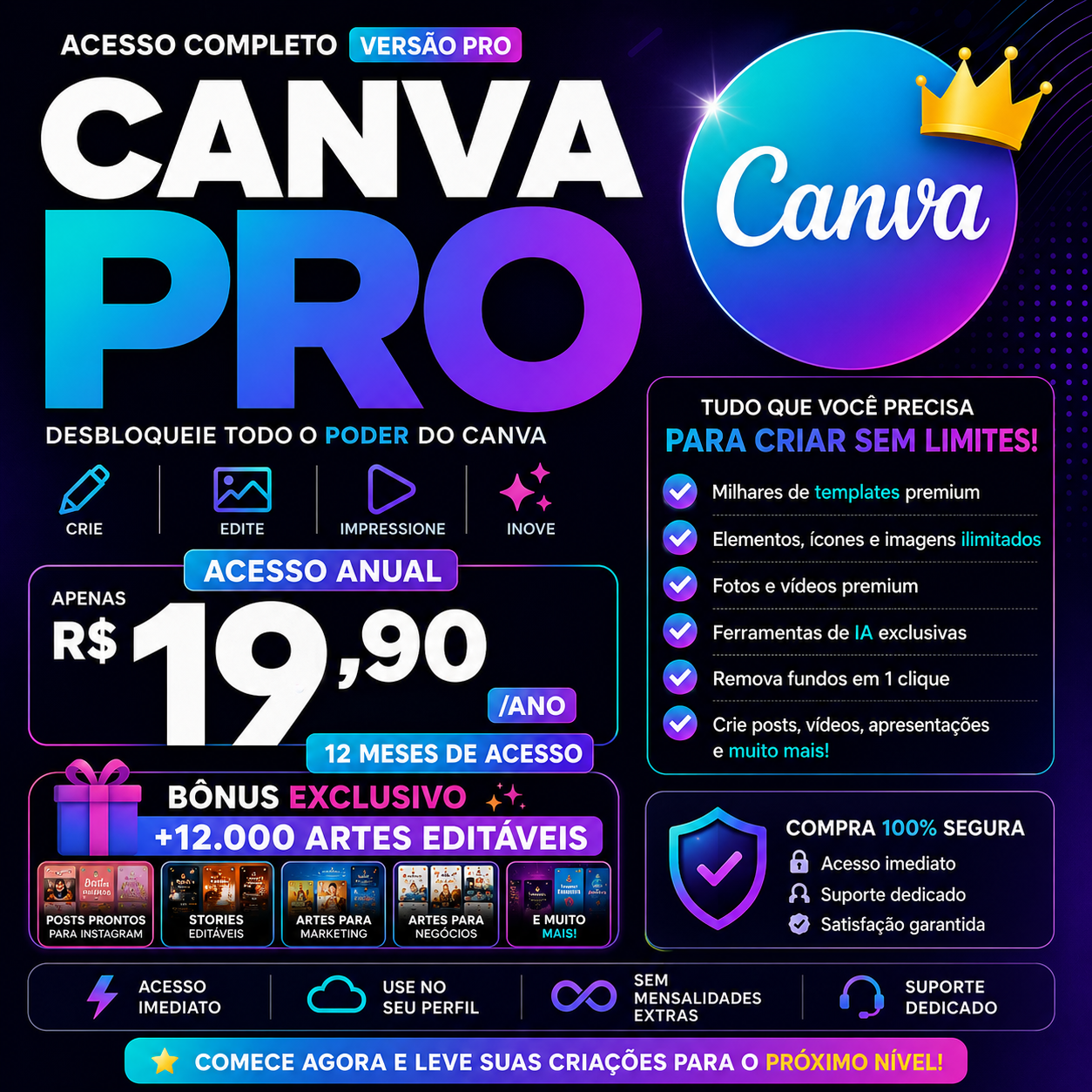 Imagem do produto CANVA PRO