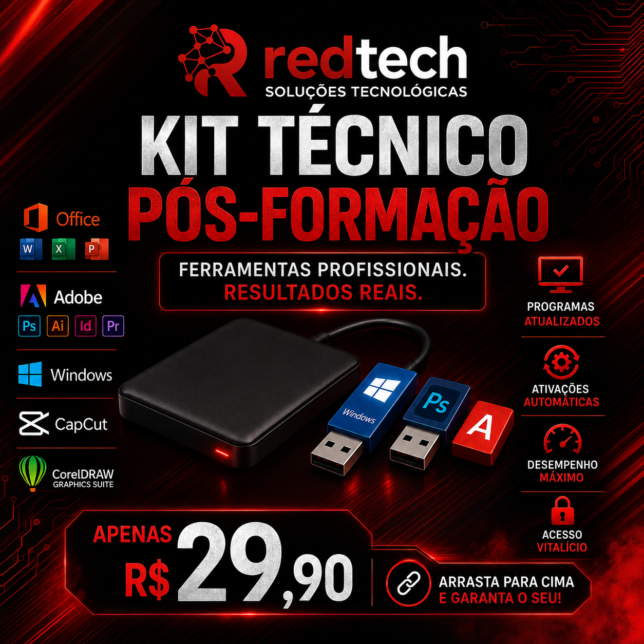 Imagem do produto KIT TÉCNICO FORMAÇÃO E PÓS